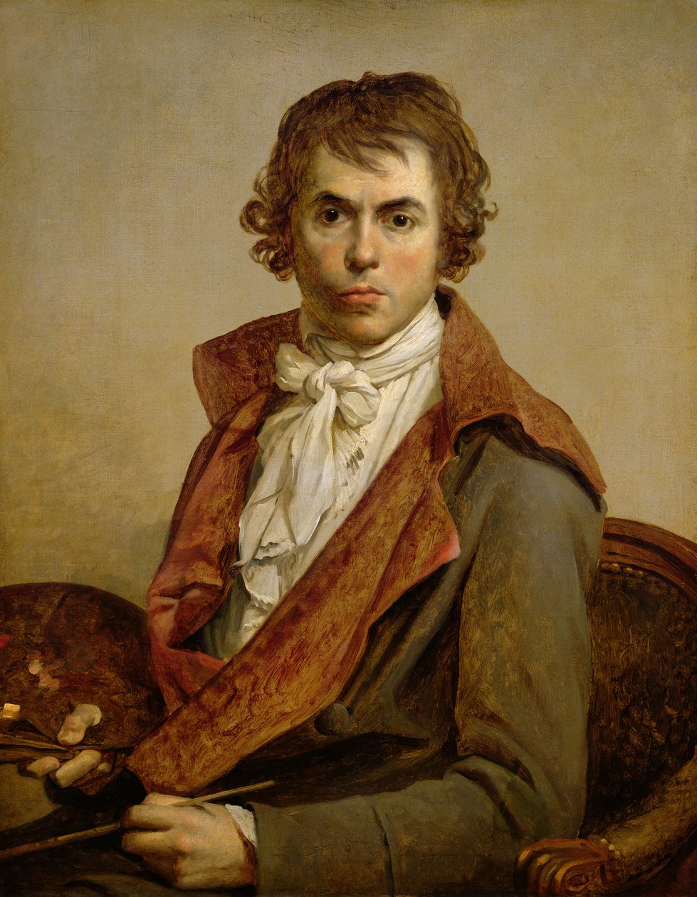 Selvportræt, 1794 af Jacques Louis David
