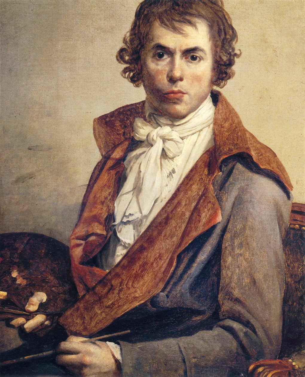 Selvportræt af Jacques Louis David