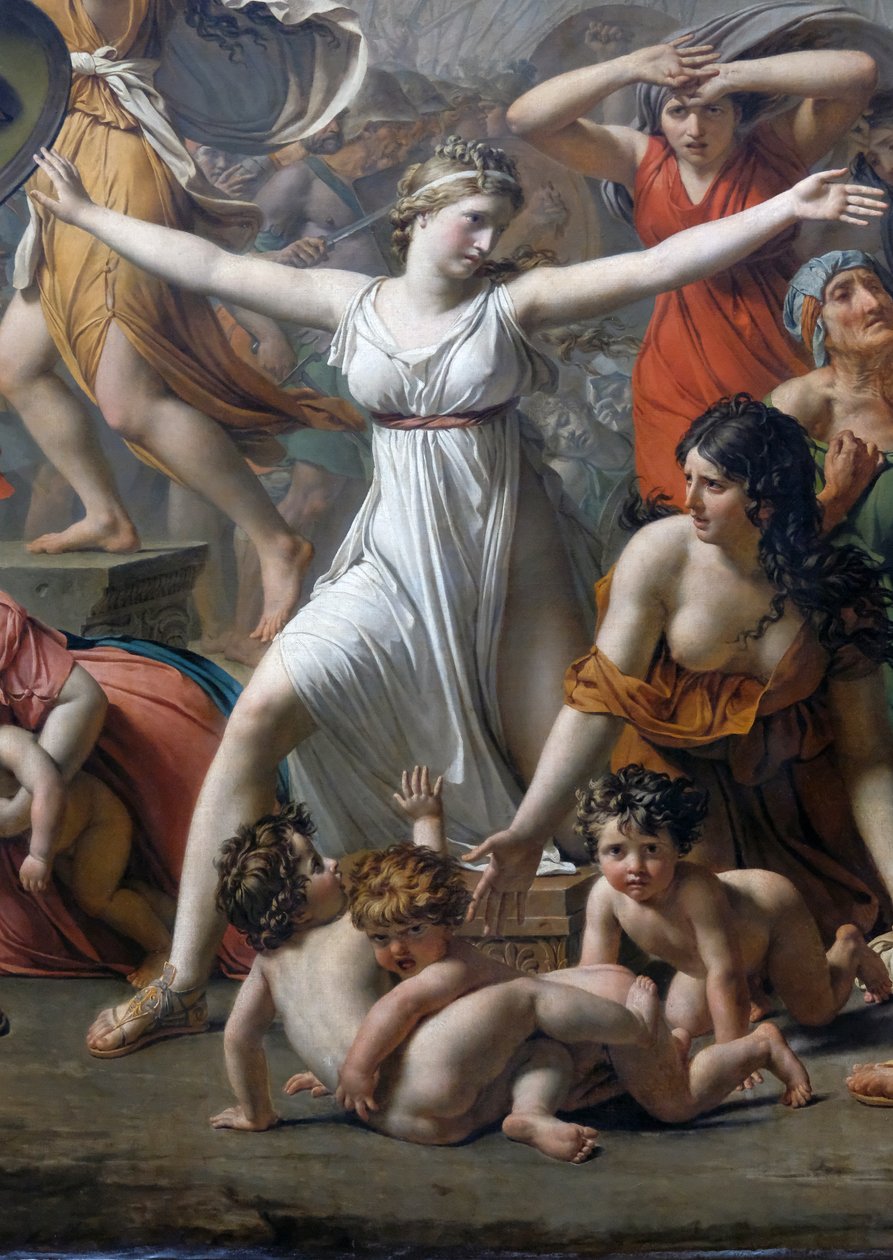 Sabine -kvinders intervention af Jacques Louis David