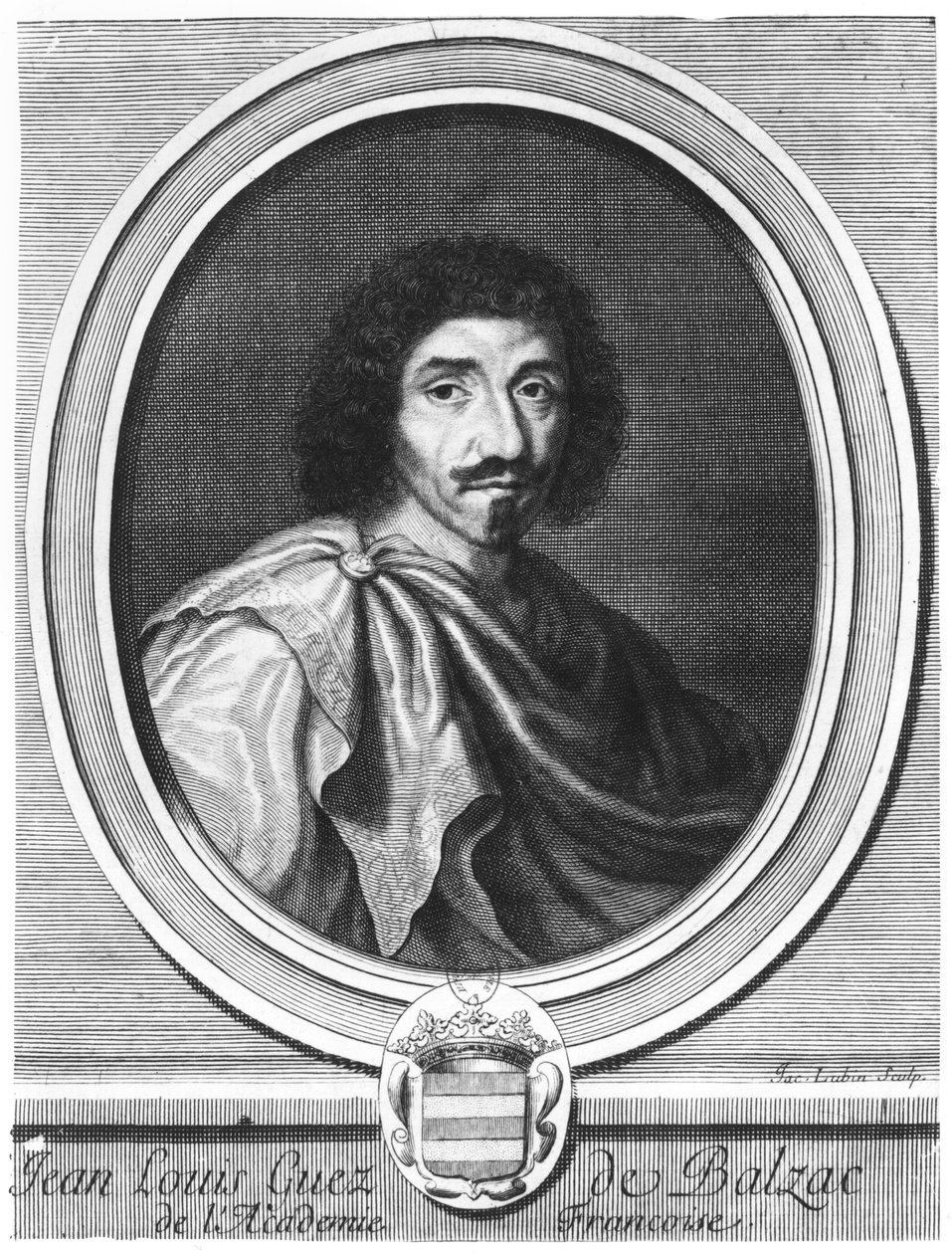 Jean Louis Guez de Balzac (1597-1654) af Jacques Lubin