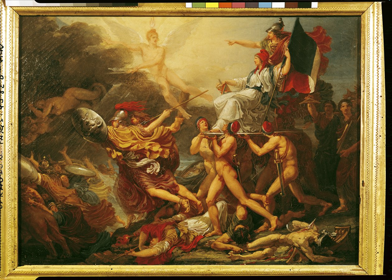 Liberty Traveling the World, 1798 af Jacques Reattu