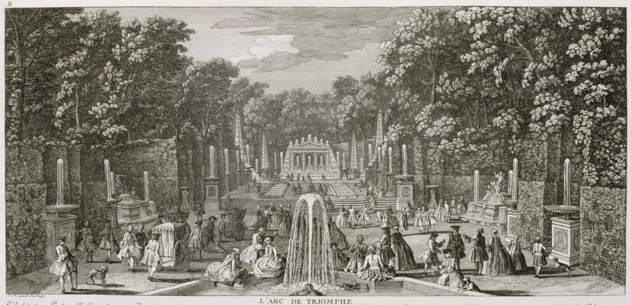 Triumfbuen, Versailles af Jacques Rigaud
