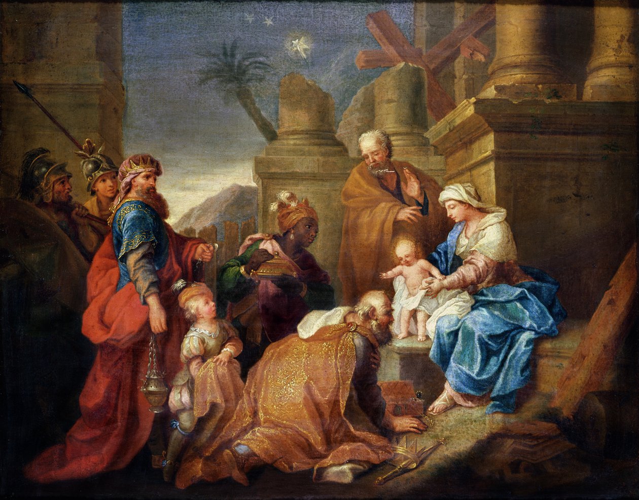 Tilbedelse af Magi af Jacques Stella