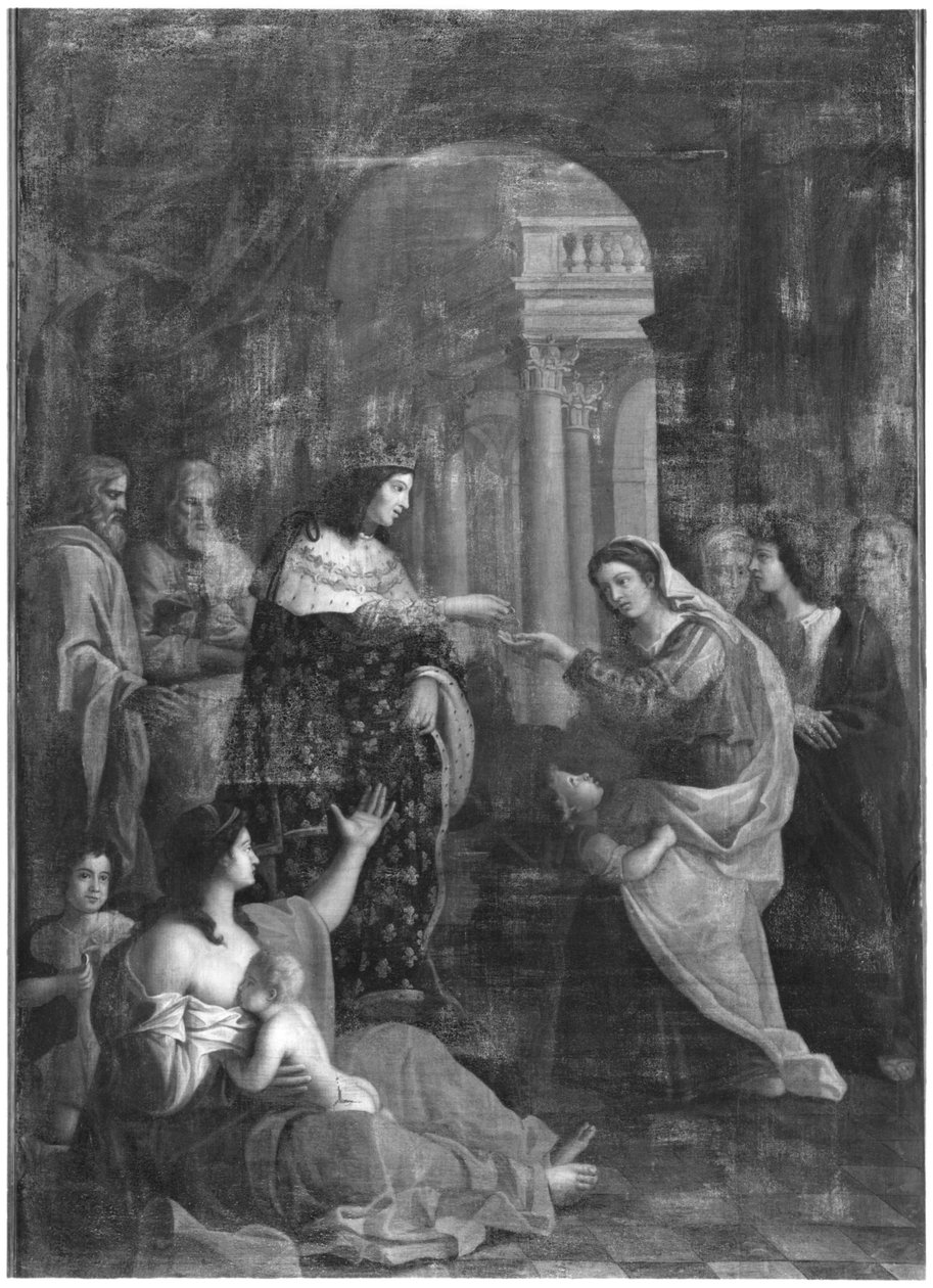 St. Louis (1214-70) uddeler almisse af Jacques Stella