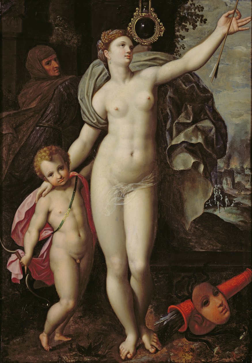 Venus og Amor af Jacques de Backer