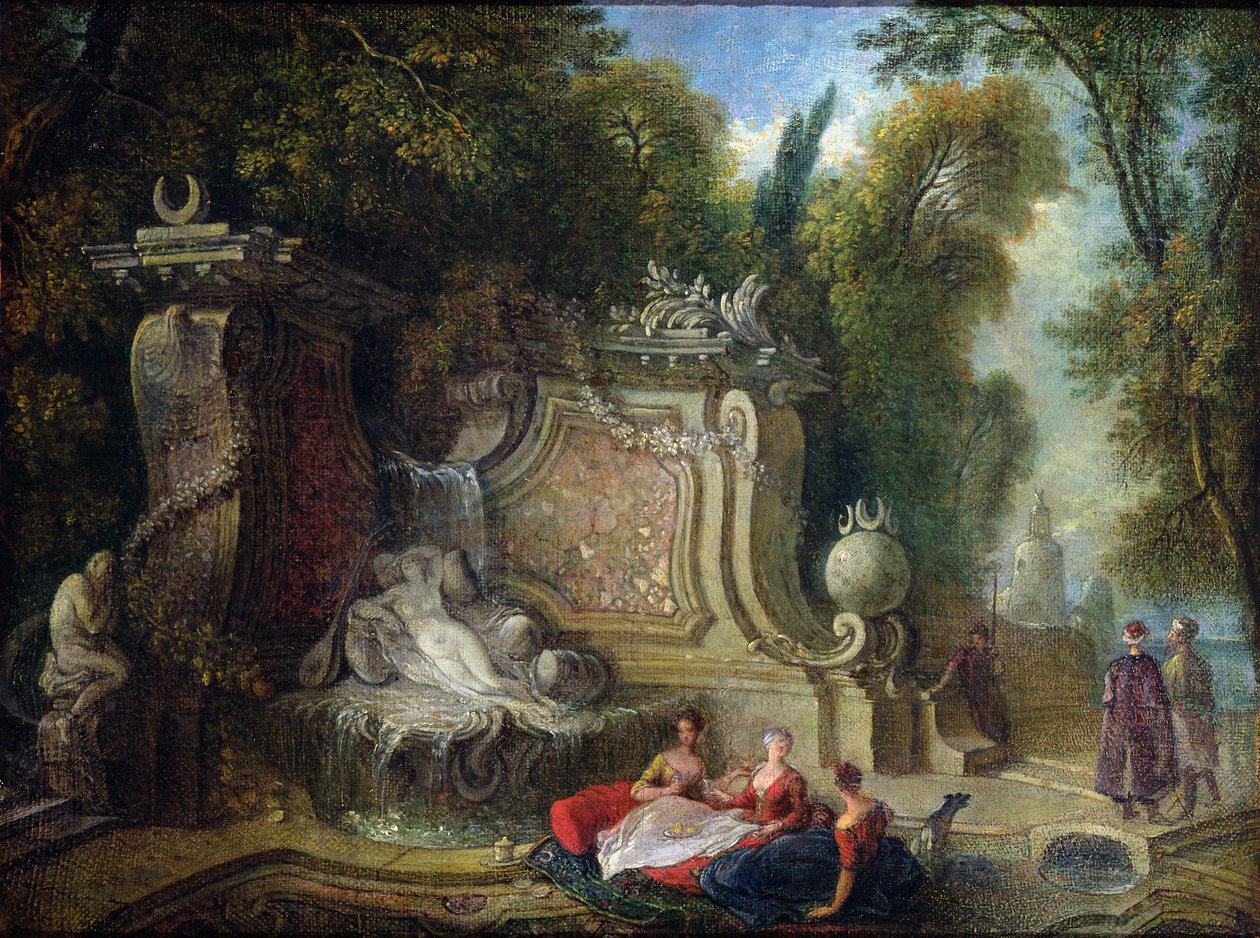 Orientalsk Have af Jacques de Lajoüe
