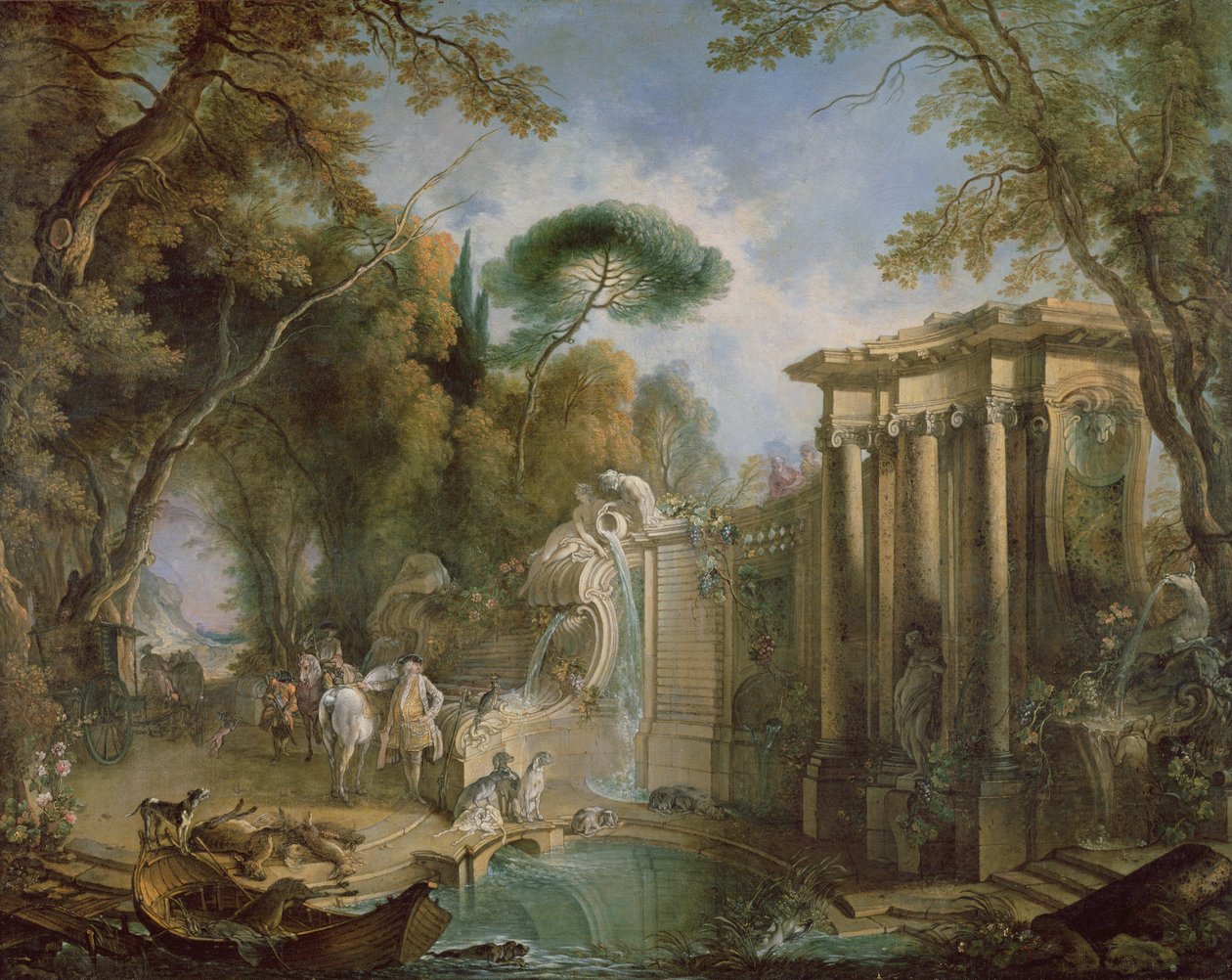 Parc de Marly af Jacques de Lajoüe