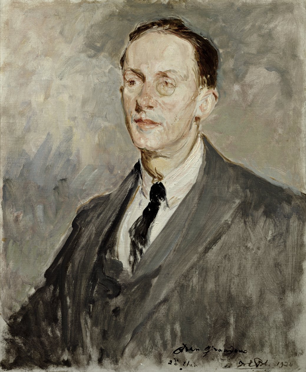 Portræt af Jean Giraudoux (1882-1944) 1924 af Jacques Emile Blanche