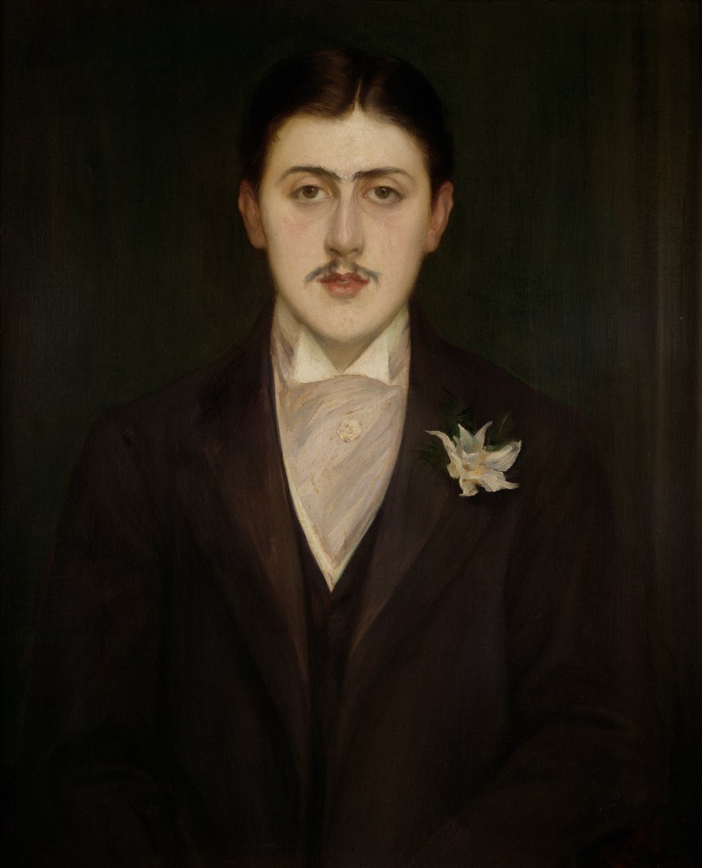 Portræt af Marcel Proust (1871-1922) 1892 af Jacques Emile Blanche