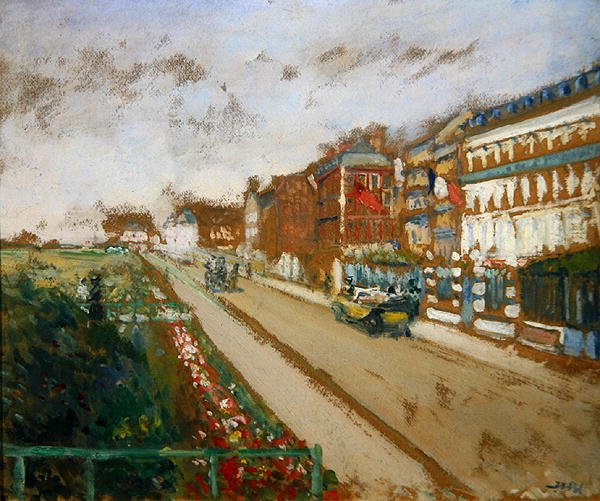 Dieppe, ca. 1920 (olie på lærred) af Jacques Emile Blanche