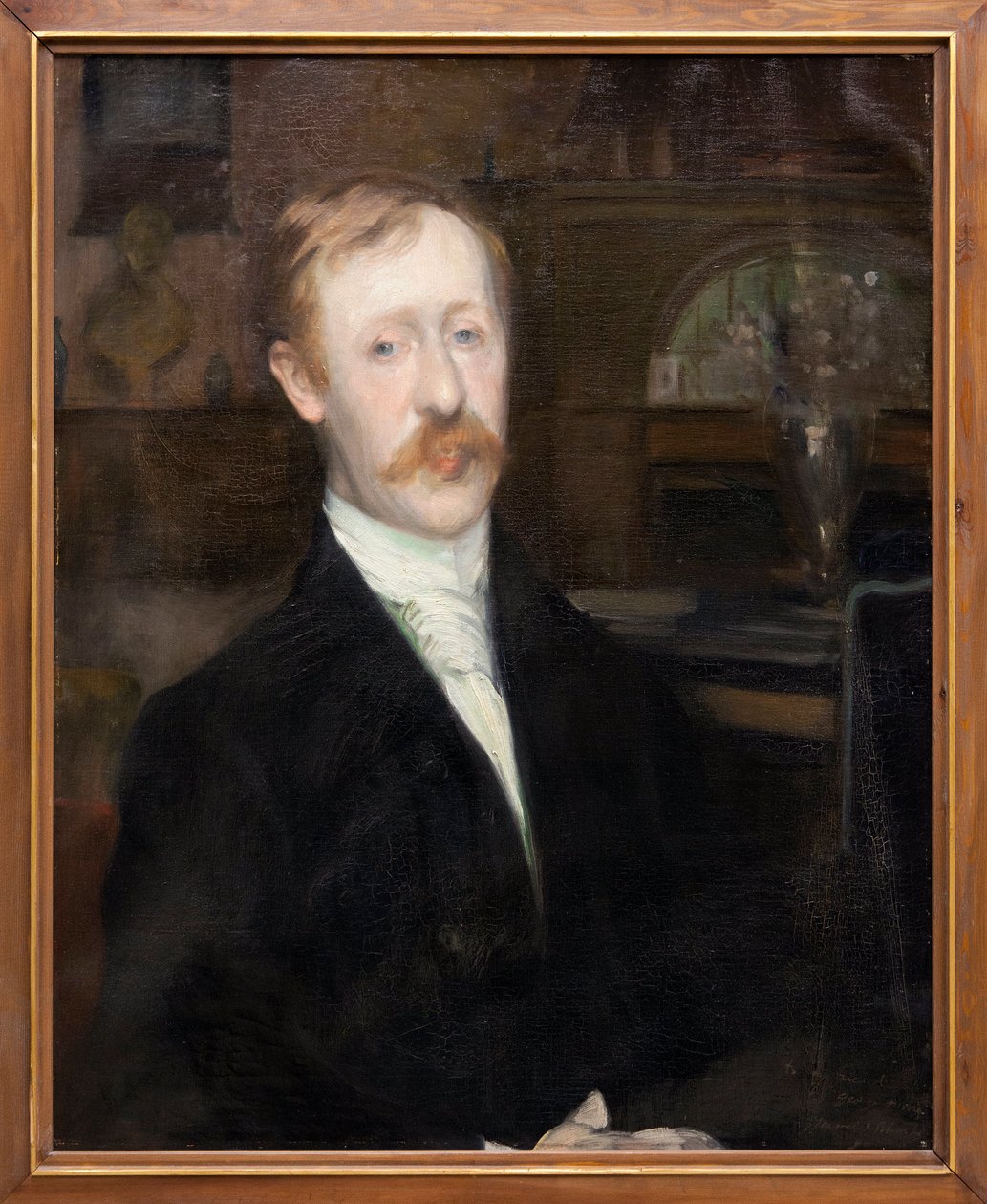Portræt af Georges Moore af Jacques Emile Blanche
