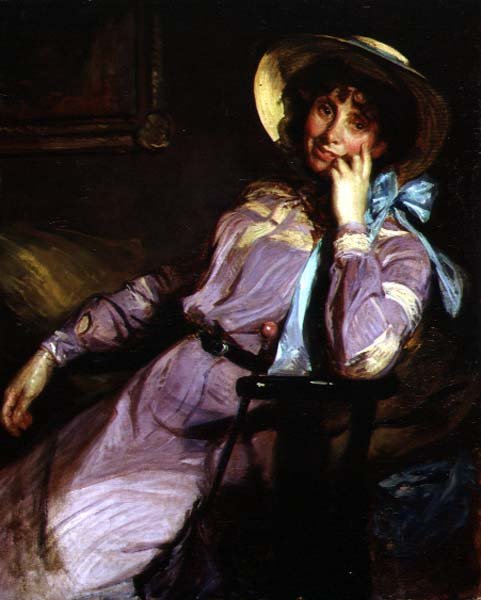 Portræt af Miss M.D. McEwen (olie på lærred) af Jacques-Emile Blanche