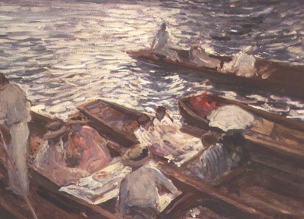 Stikker på Henley af Jacques Emile Blanche