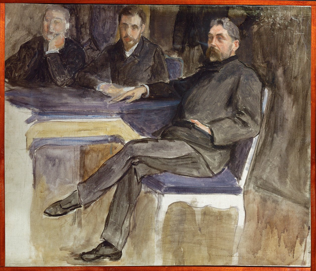 Stephane Mallarme, digter (maleri på lærred) af Jacques-Emile Blanche