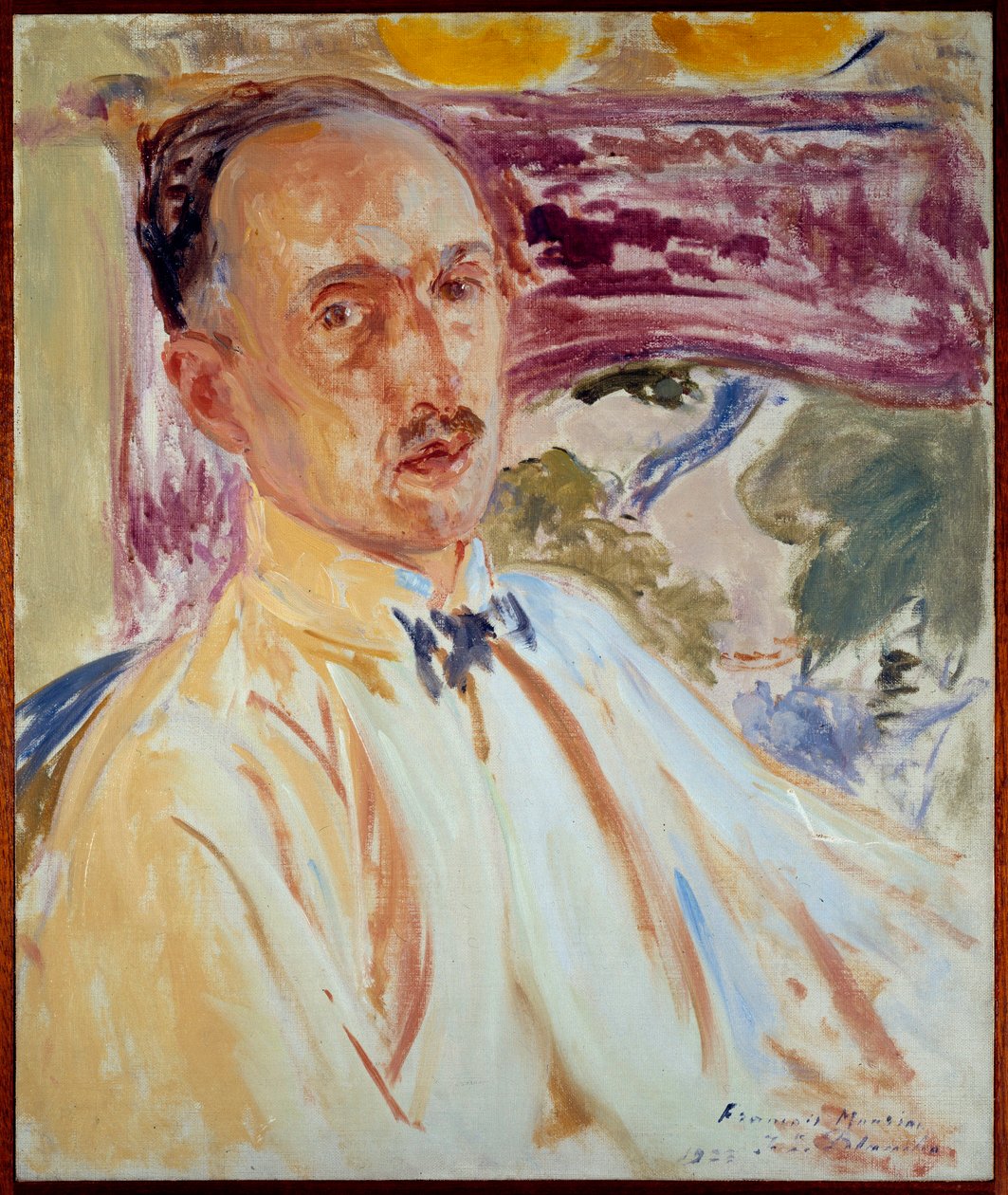 Studie til portræt af Francois Mauriac (1885-1970), fransk forfatter. Maleri af Jacques Emile (Jacques-Emile) Blanche (1861-1942) af Jacques Emile Blanche