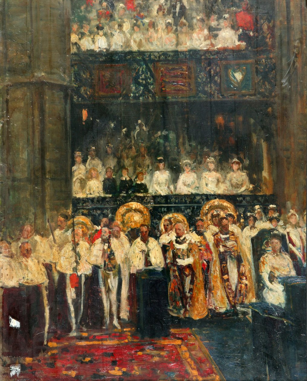 Kroningen af George V af Jacques Emile Blanche