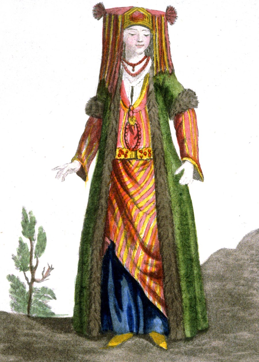 Armensk kvinde af Jacques (after) Grasset de Saint Sauveur