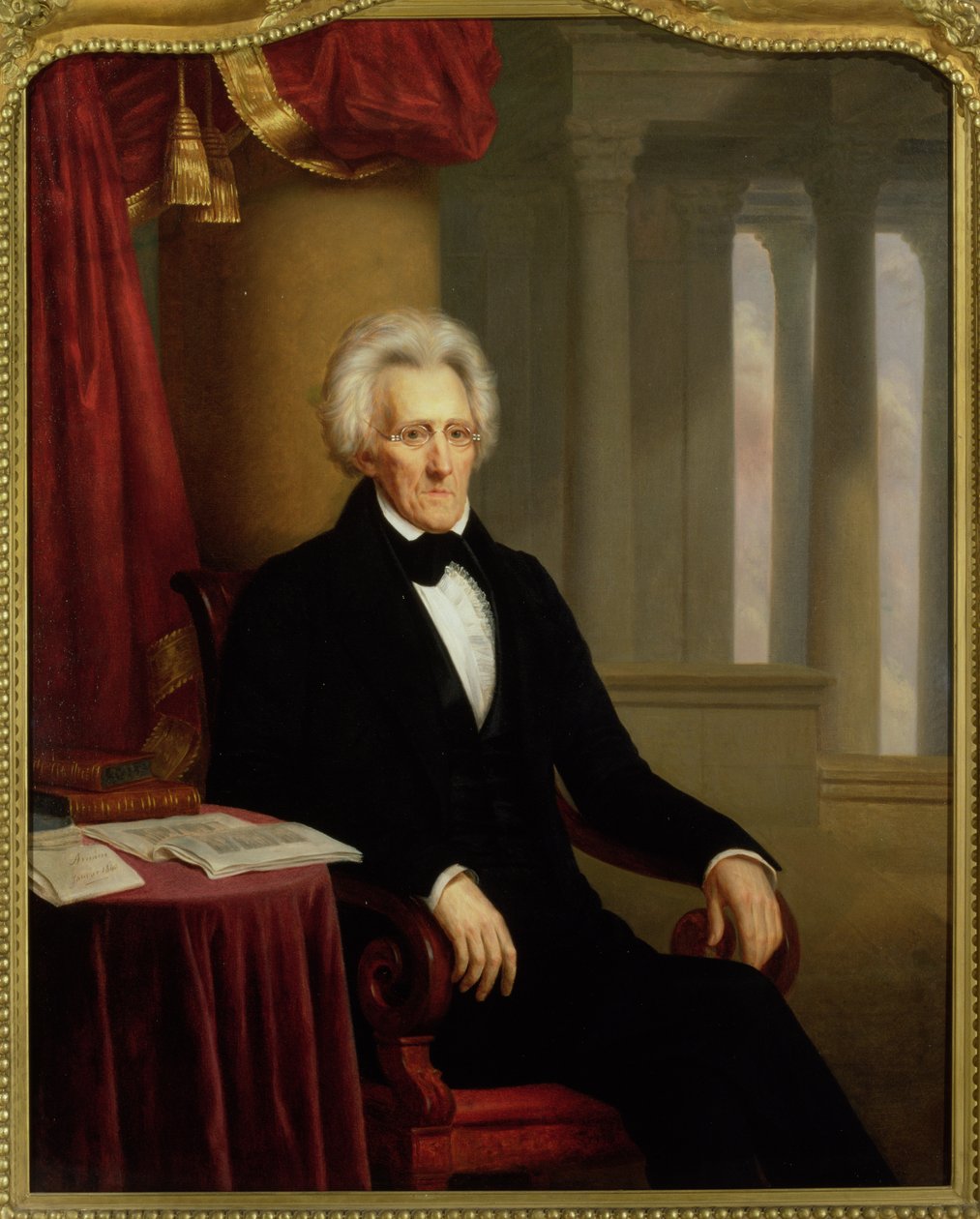 Andrew Jackson, ca. 1839-40 af Jacques Amans
