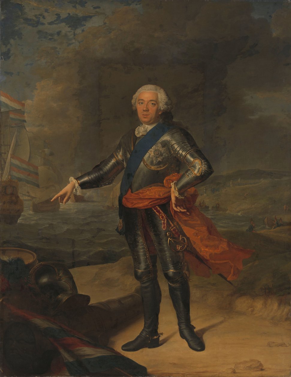 Willem IV (1711-1751), prins af Orange-Nassau af Jacques André Joseph Aved