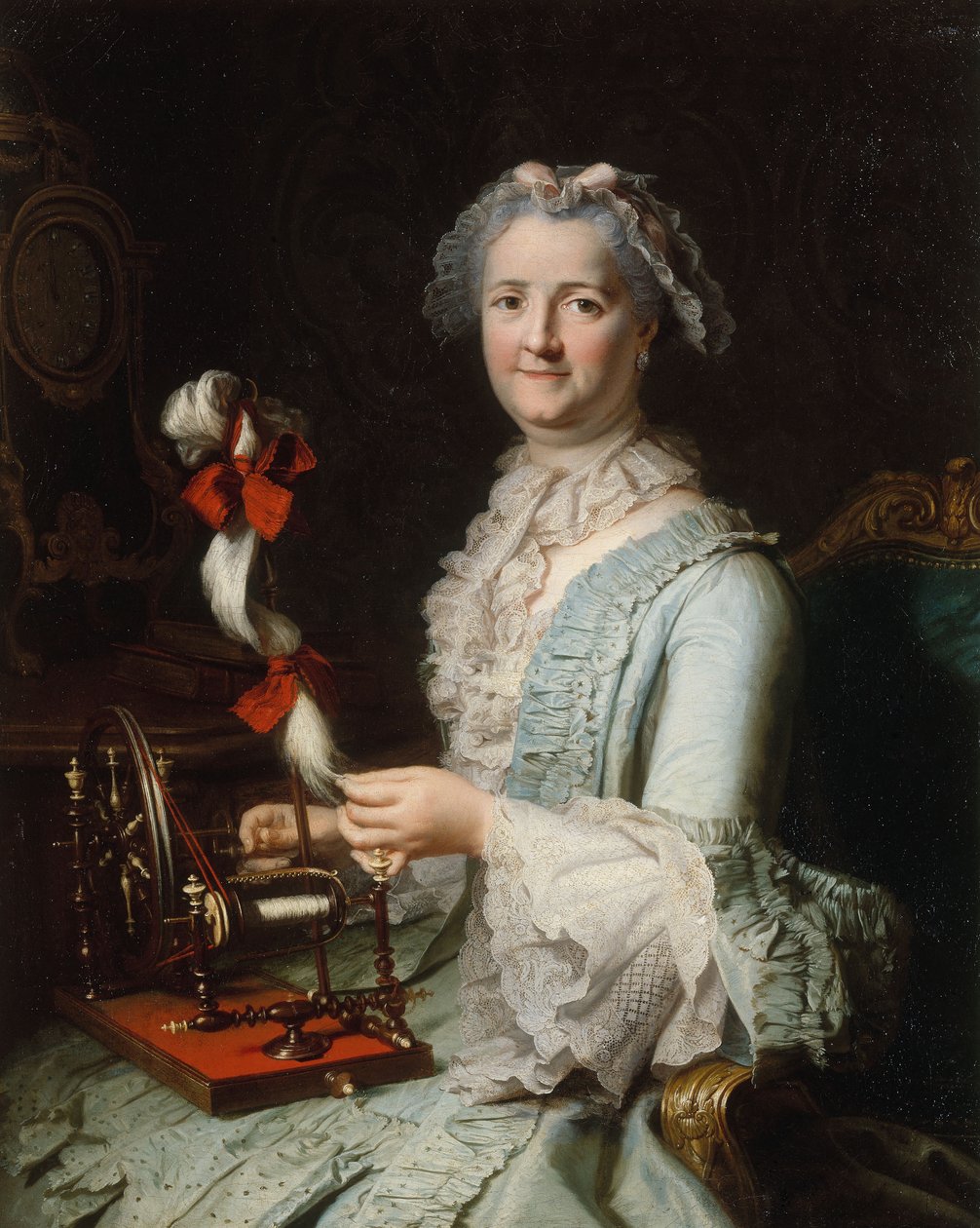 Formodet portræt af Françoise-Marie Pouget, Chardins anden hustru, ca. 1760 (olie på lærred) af Jacques Andre Joseph Camelot Aved