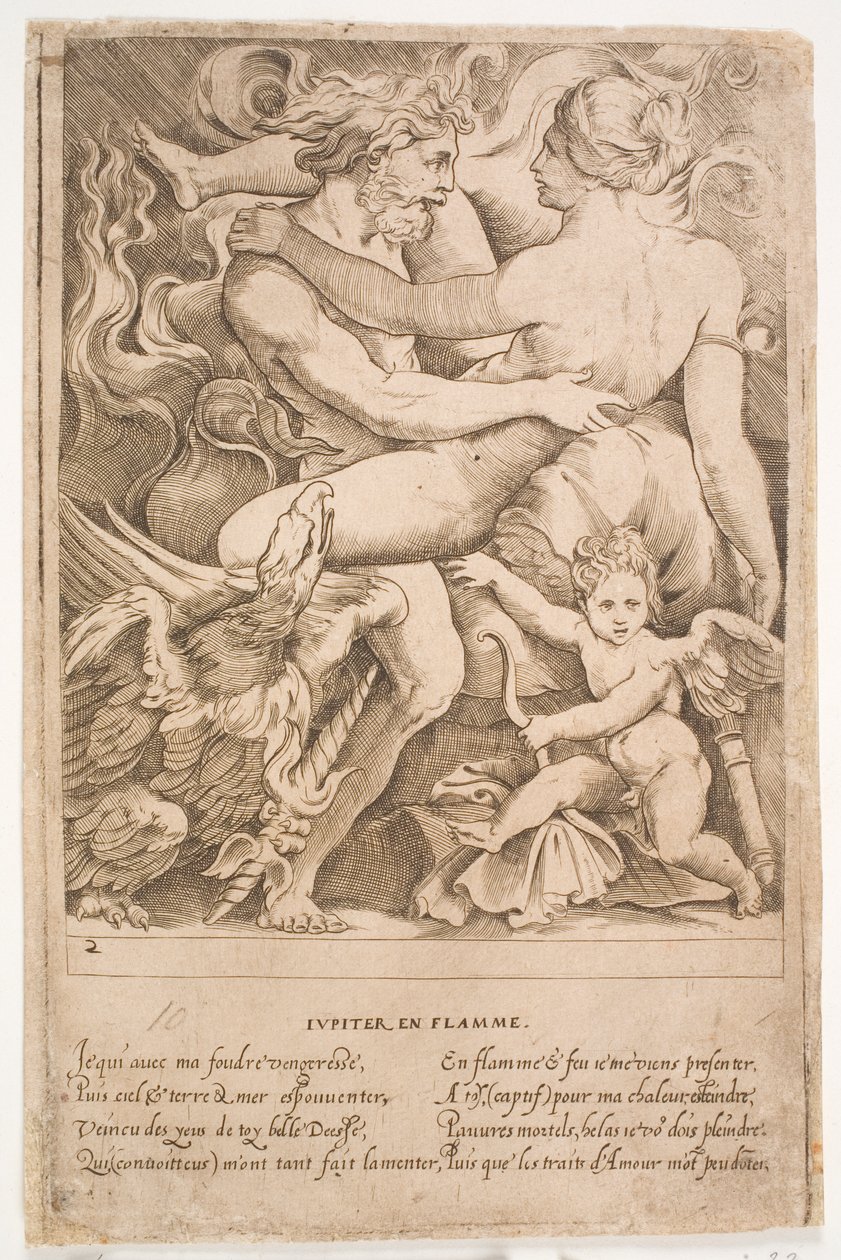 Den brændende Jupiter af Jacques Androuet Ducerceau d.Æ.