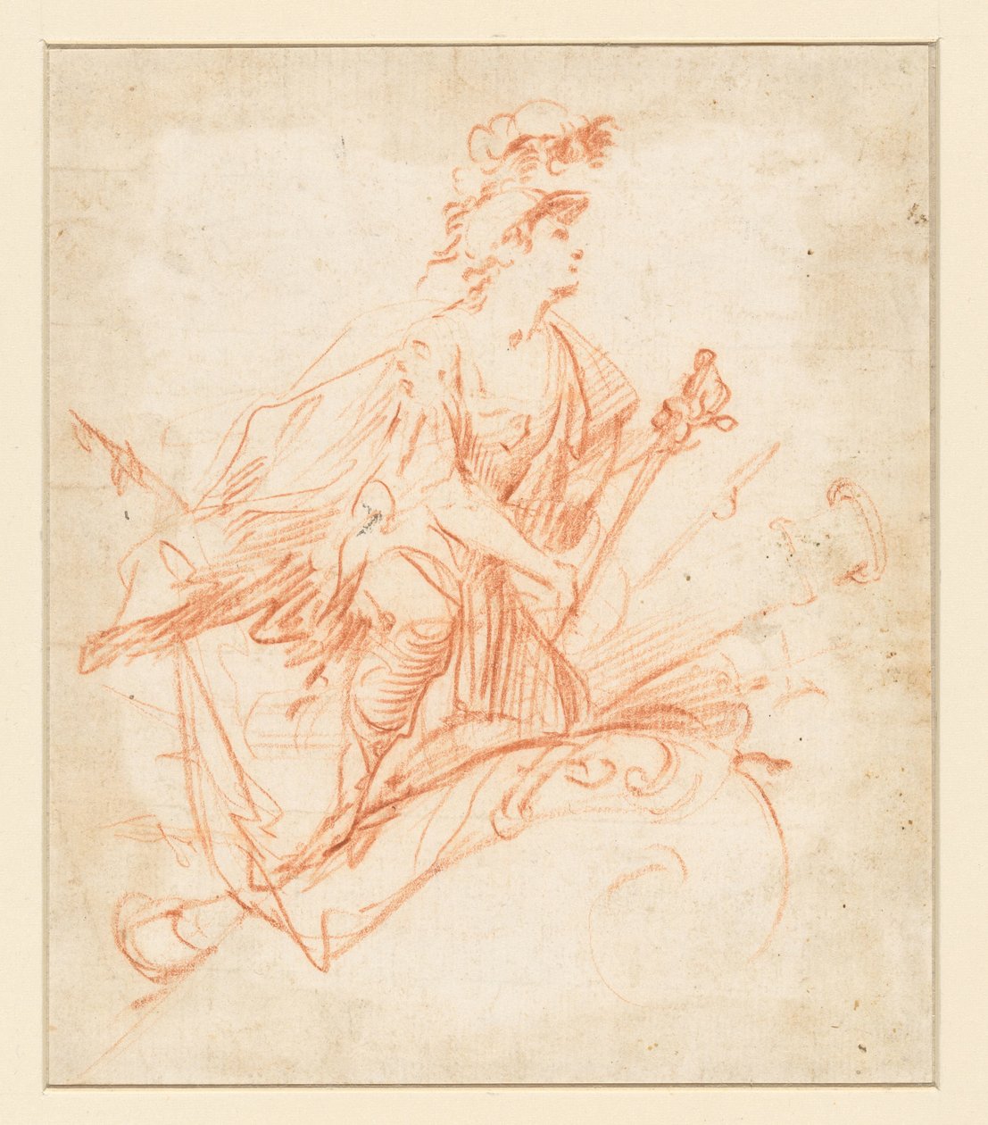 Kriger knæler ved et trofæ af Jacques Bellange