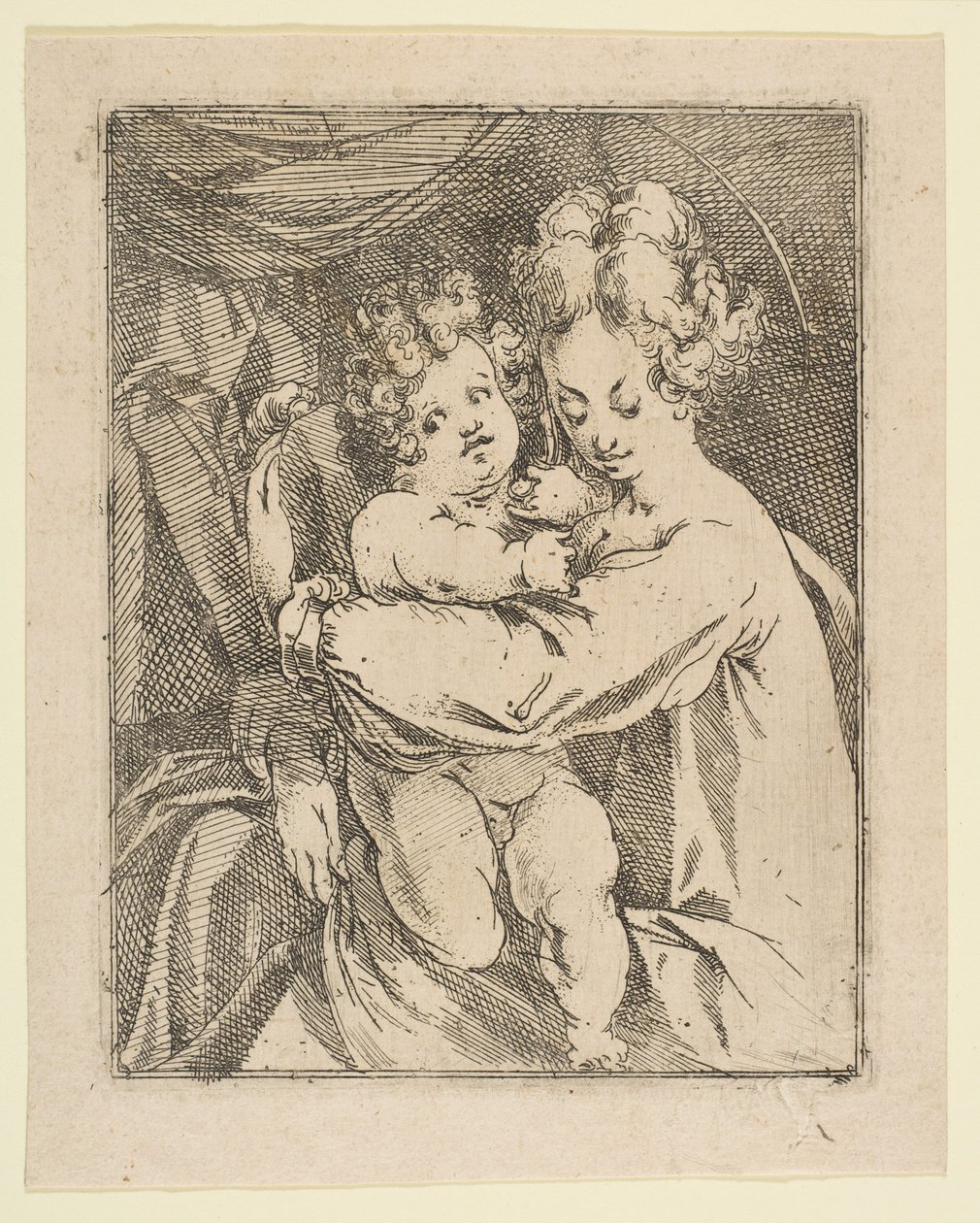 Madonna og barn, 1612-16. af Jacques Bellange