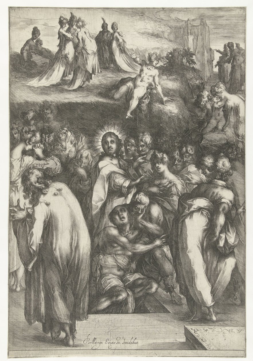 Opdragelse af Lazarus af Jacques Bellange