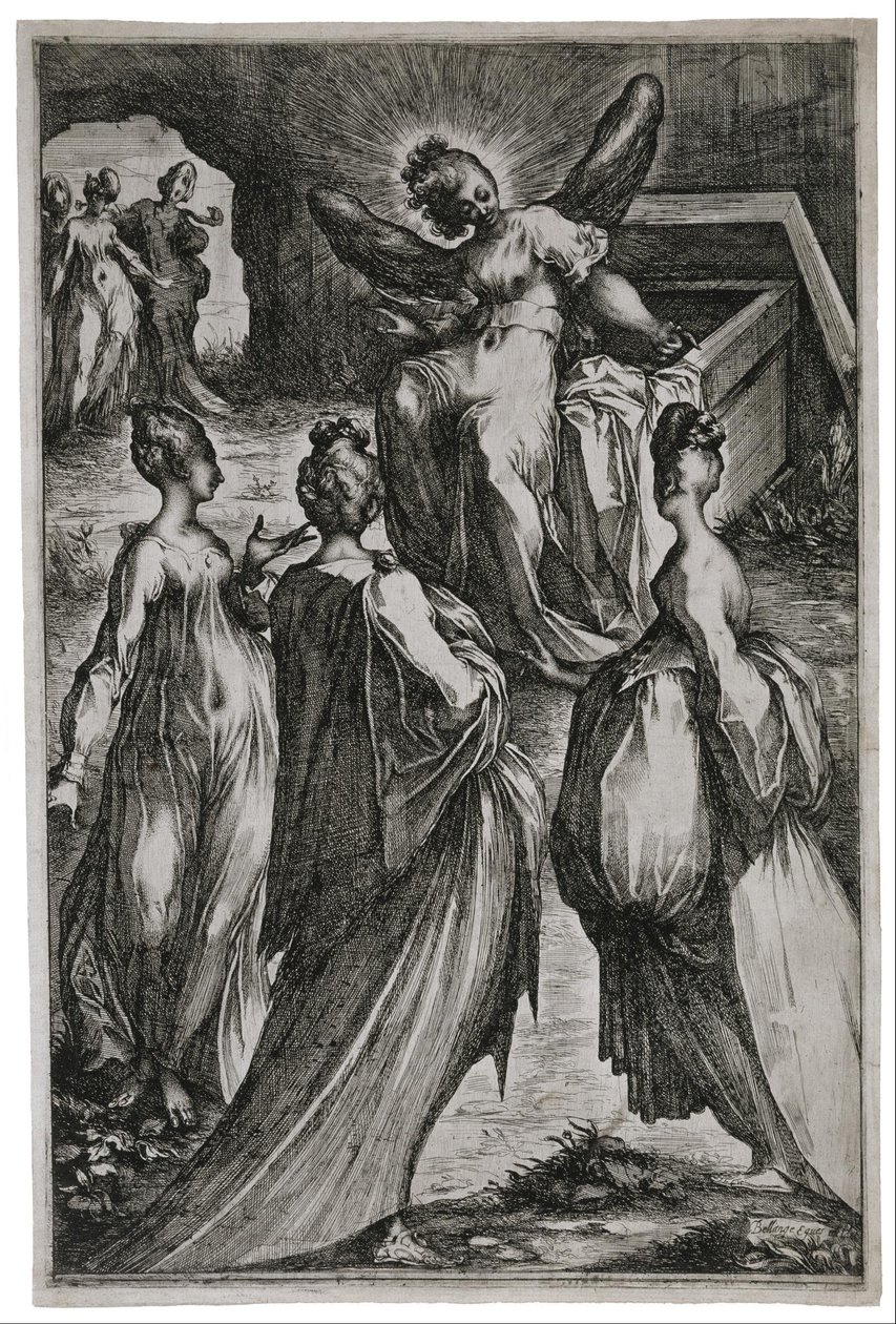 De hellige kvinder ved graven af Jacques Bellange