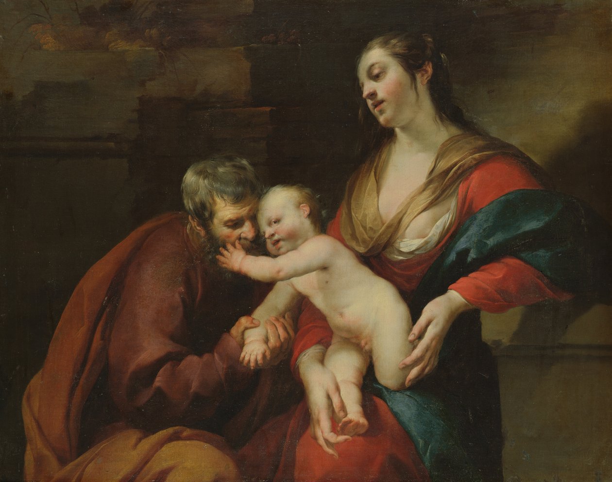 Den hellige familie af Jacques Blanchard