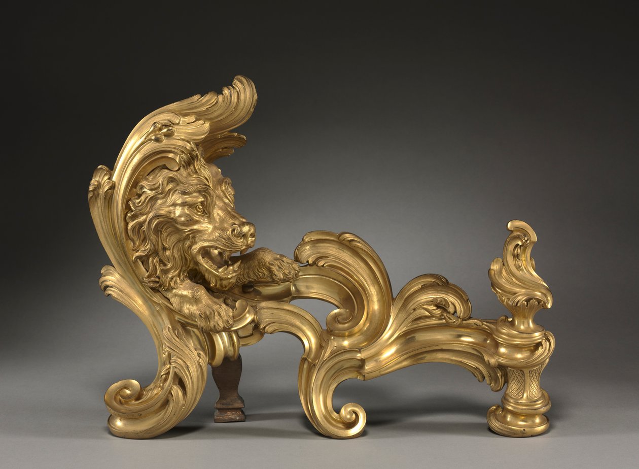 Par Andirons Chenets, 1752. af Jacques Caffieri