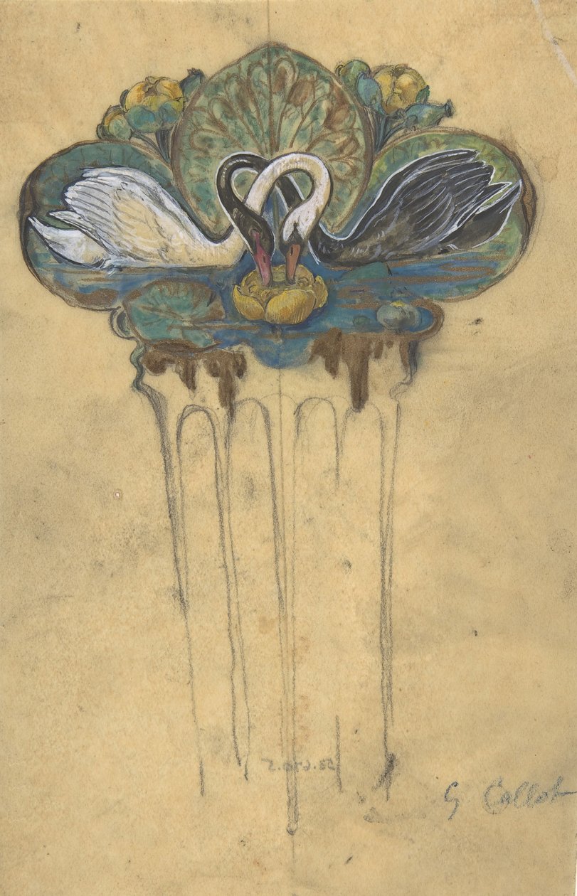 Design til en Haircomb, n.d.. af Jacques Caillot