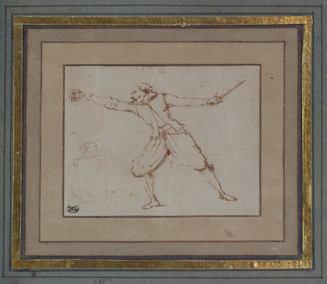 En fægter, 1766 af Jacques Callot