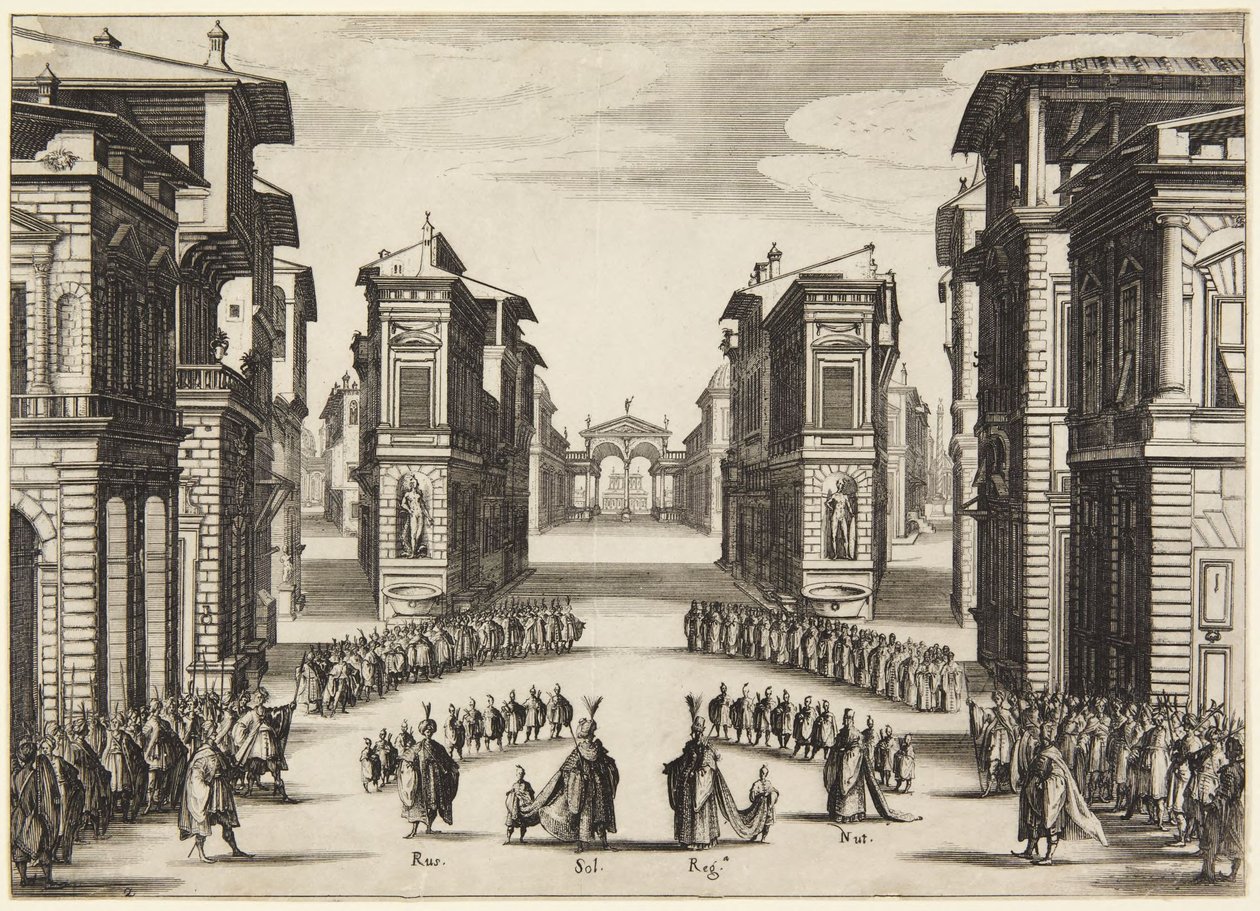 2. akt fra serien »Soliman« af Jacques Callot