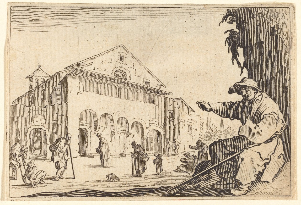 Fattighus af Jacques Callot