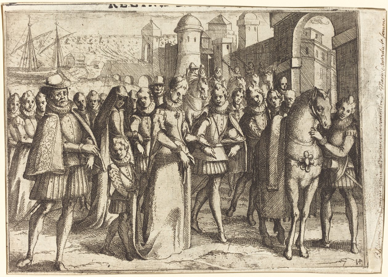 Ankomst til Valencia [recto] af Jacques Callot