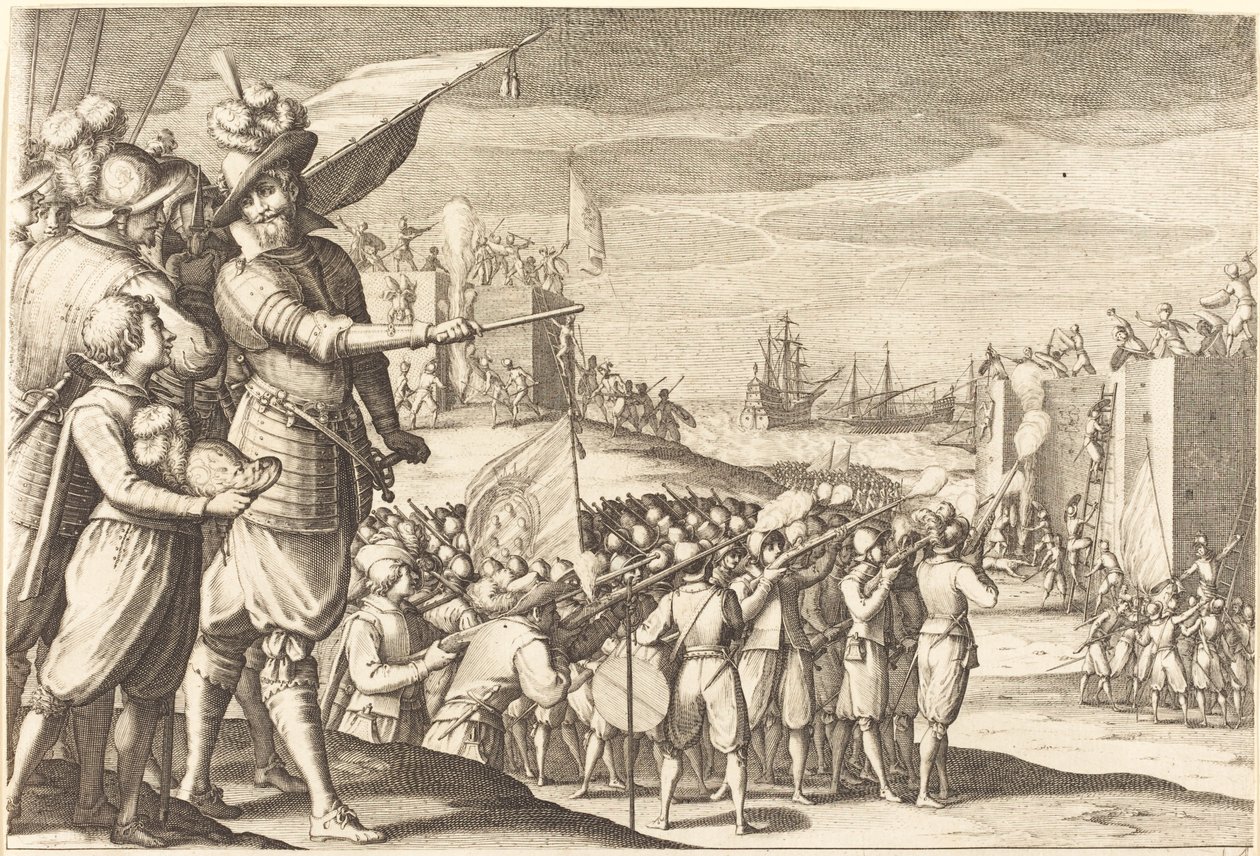 Angreb på to fæstninger af Jacques Callot