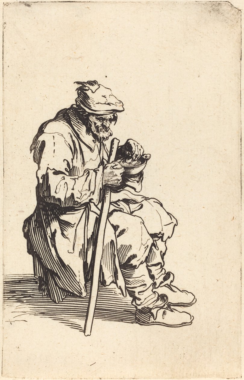 Tiggerspisning, ca. 1622. af Jacques Callot