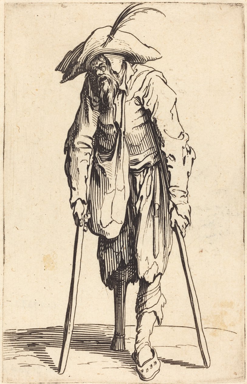 Tigger med træben af Jacques Callot