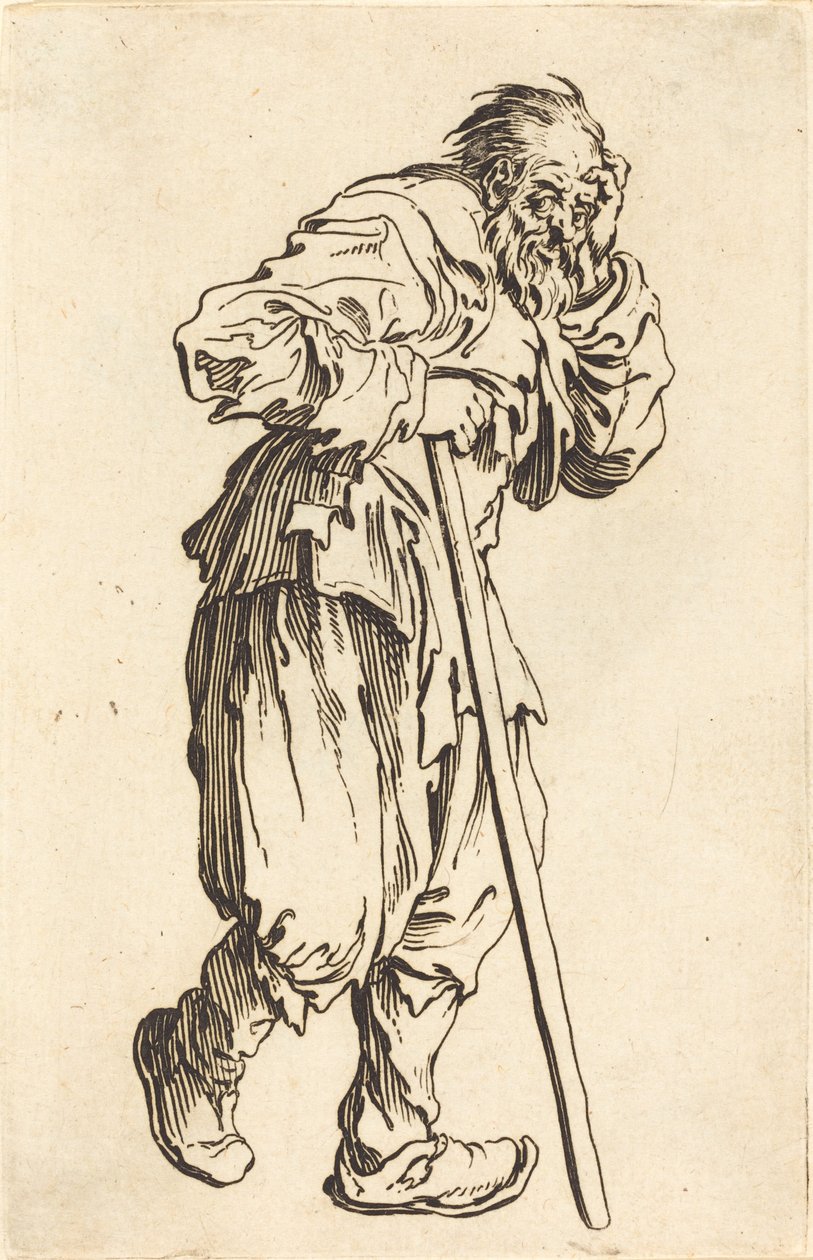 Tigger med en pind, ca. 1622. af Jacques Callot
