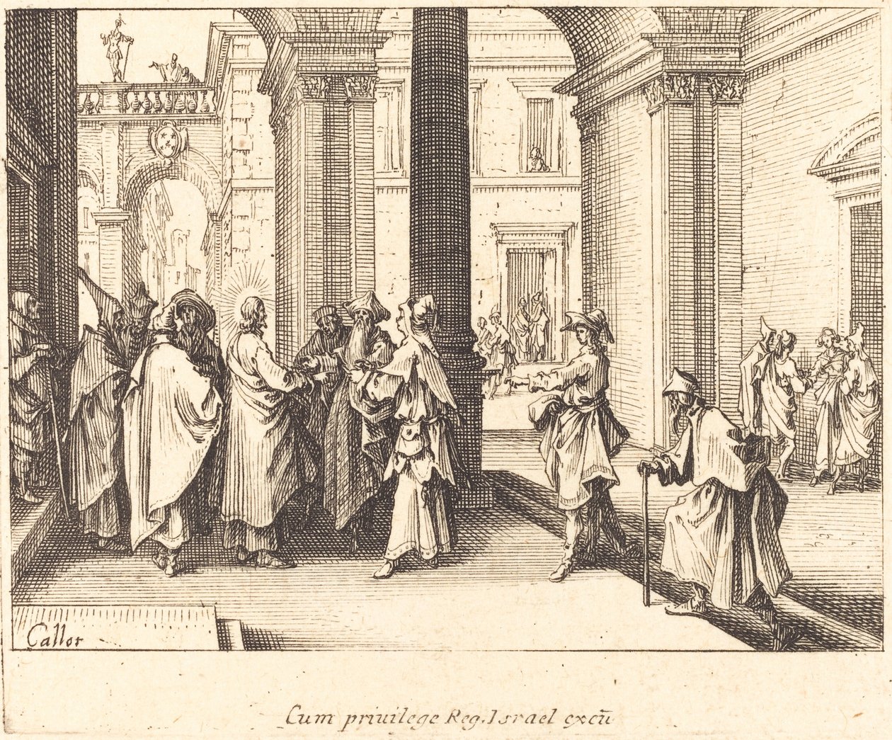 Cæsars mønt af Jacques Callot