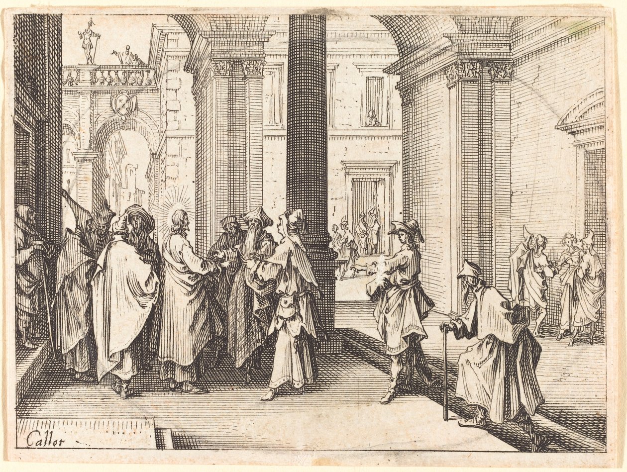 Cæsars mønt, 1635. af Jacques Callot