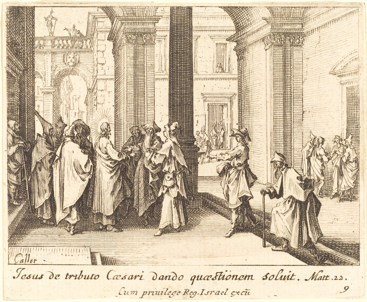 Cæsars mønt, 1635. af Jacques Callot
