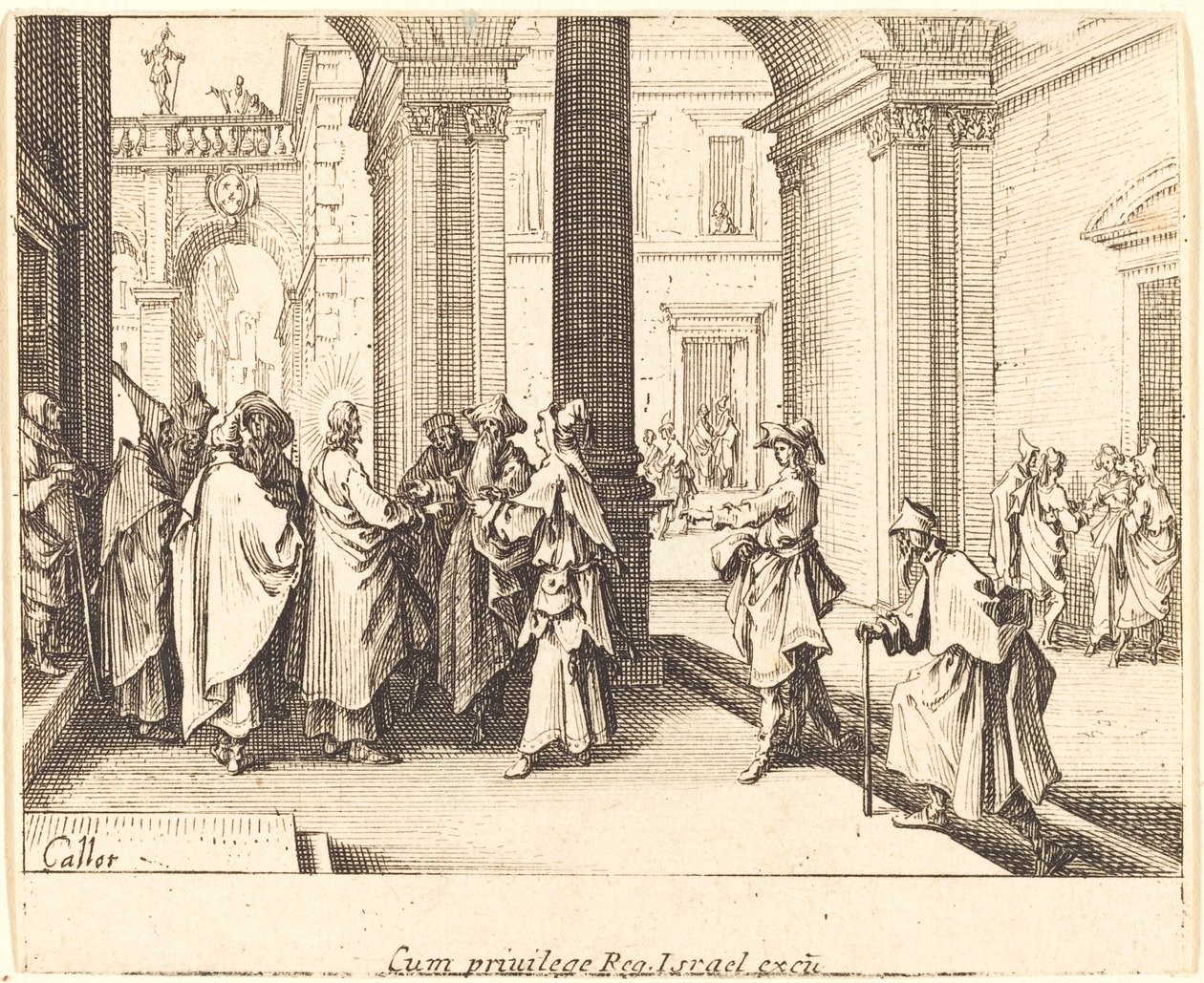 Cæsars mønt, 1635. af Jacques Callot