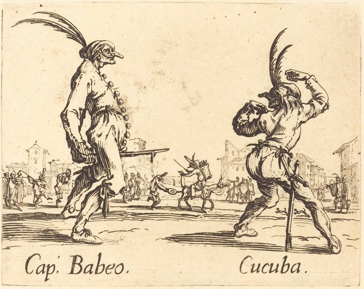 Kapitel Babeo og Cucuba af Jacques Callot