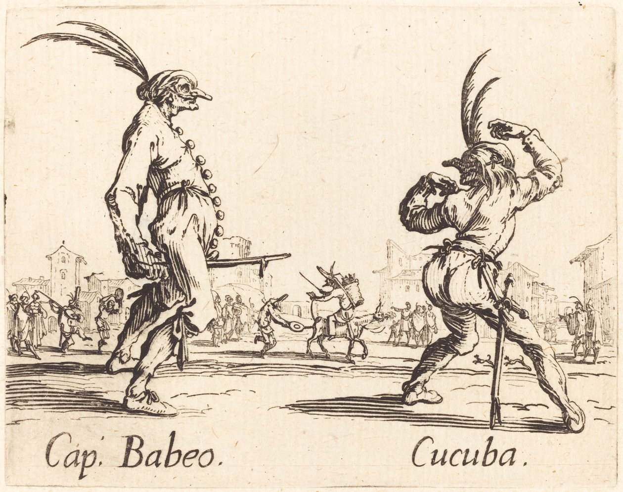 Kapitel Babeo og Cucuba af Jacques Callot