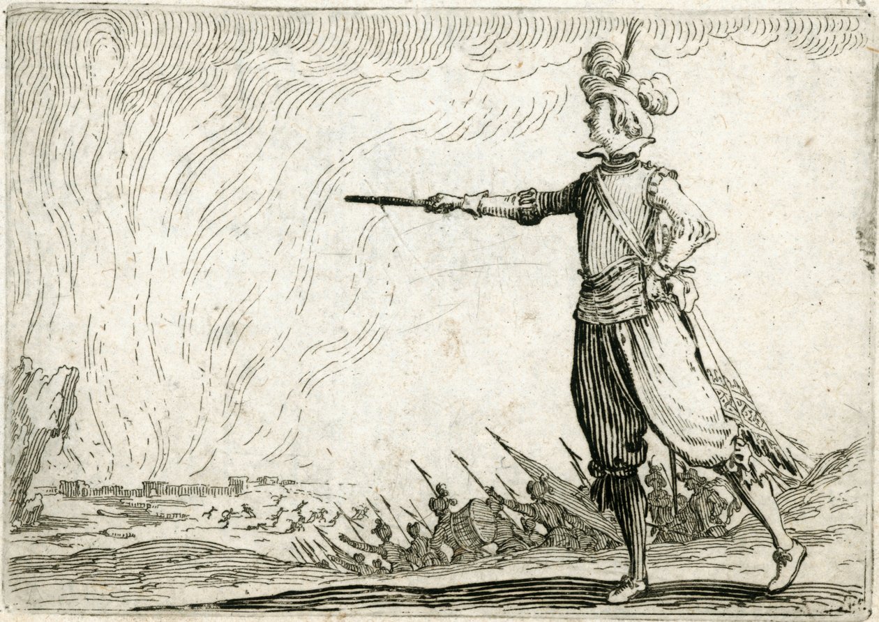 Capricer af forskellige figurer af Jacques Callot
