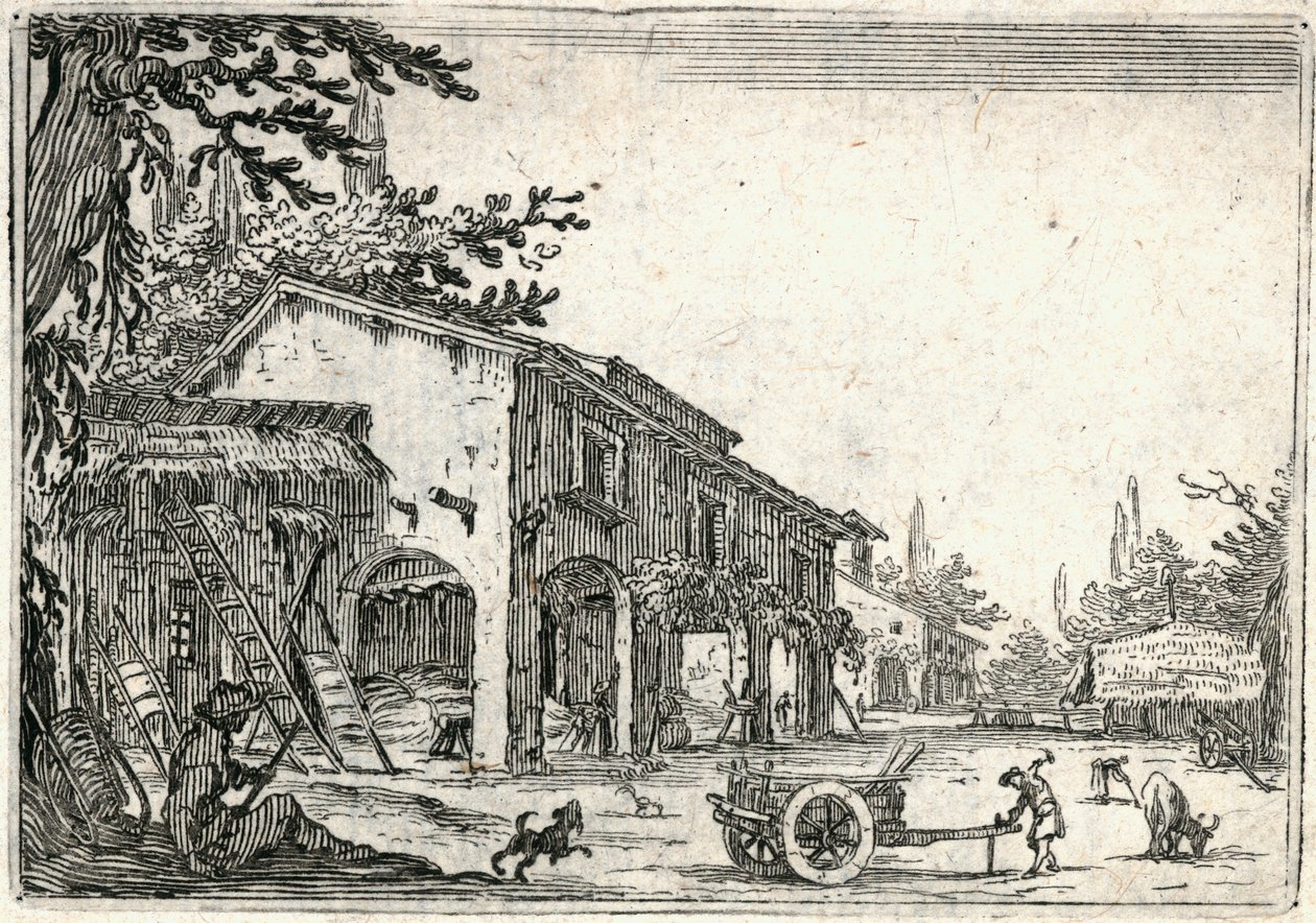 Capricer af forskellige figurer af Jacques Callot