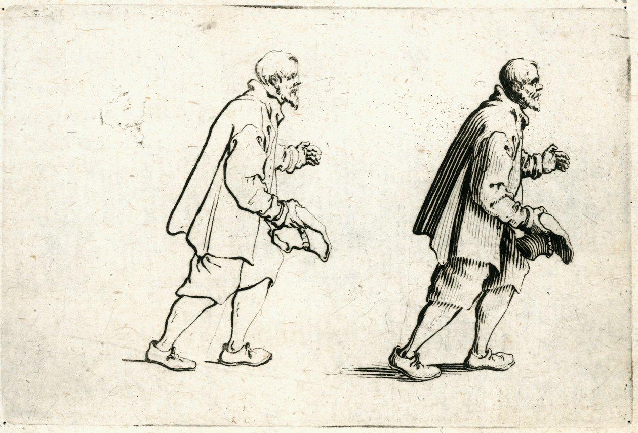 Capricer af forskellige figurer af Jacques Callot
