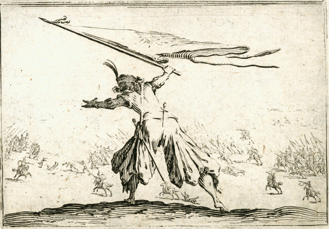 Capricer af forskellige figurer af Jacques Callot
